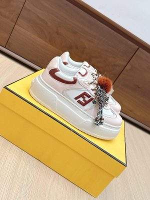 Luxury Replica Fendi Match Low Top Platform Sneaker