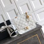 Copy Grained Shiny Calfskin & Gold-Tone Metal Replica Backpack