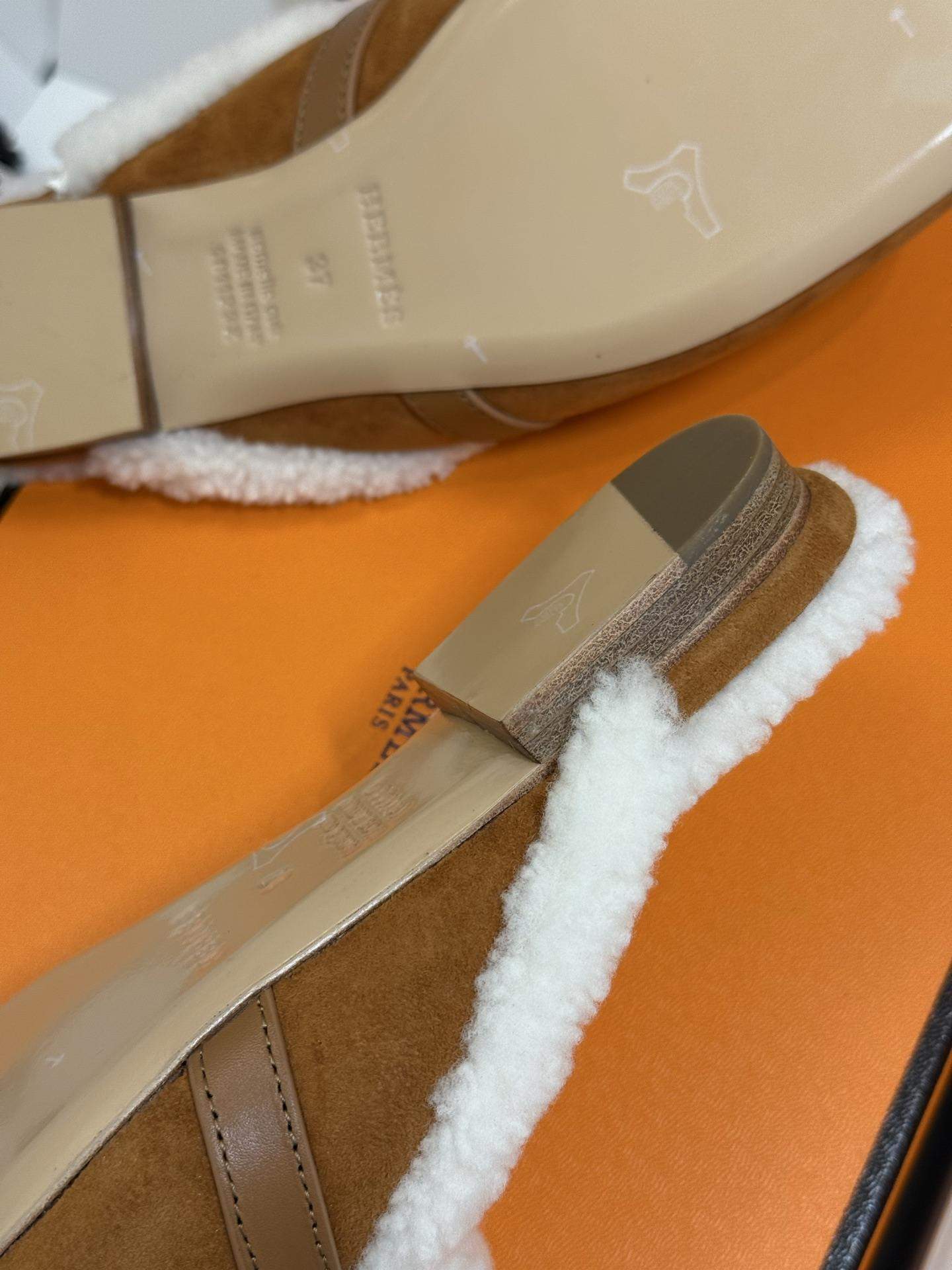 Mirror Quality Hermes Oz Replica Mule - Image 9