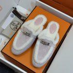 Mirror Quality Hermes Oz Replica Mule - Light Pink