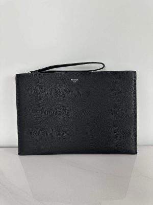 Copy Fendi Selleria Flat Replica Pouch Medium