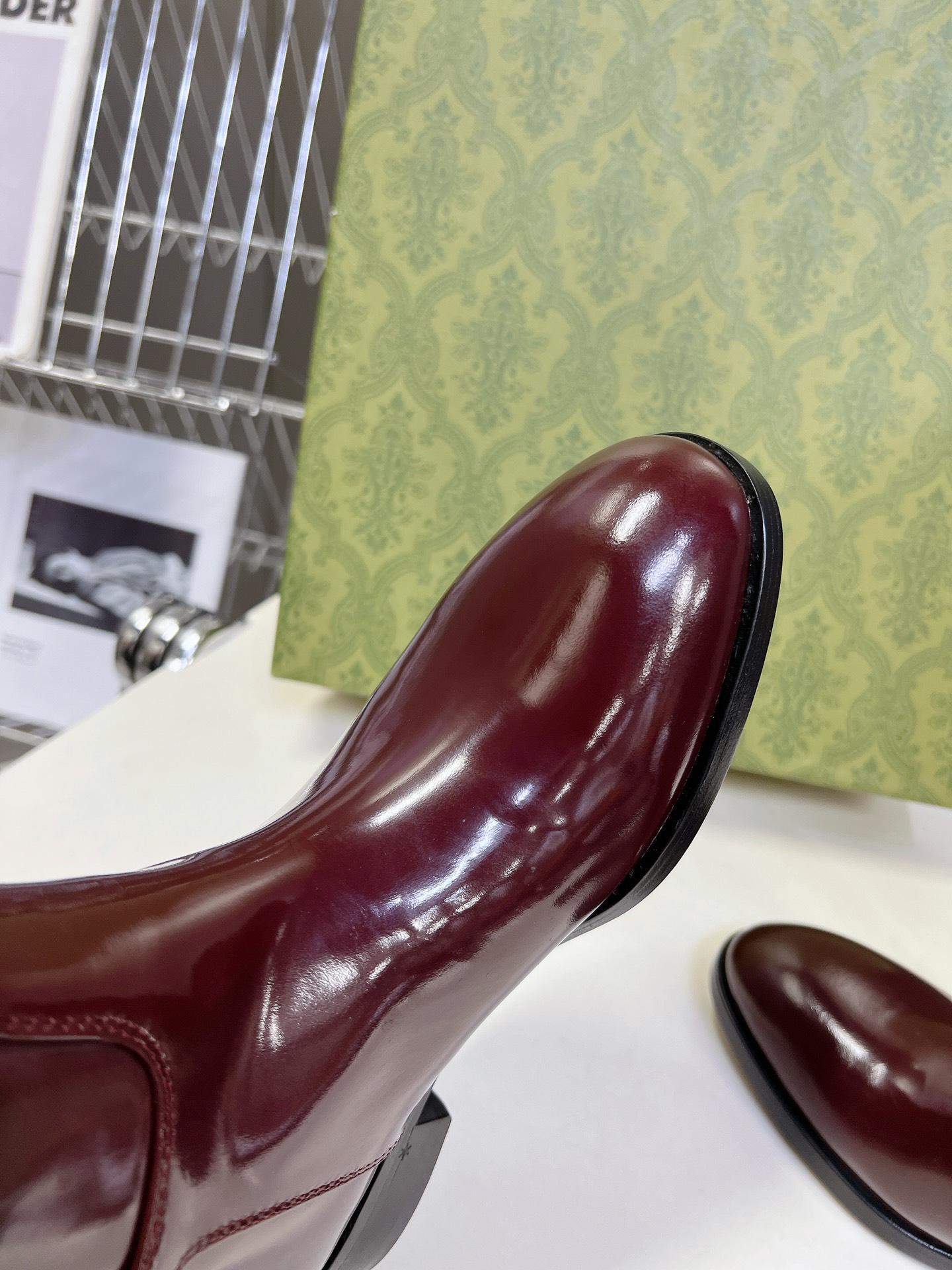 Mirror Quality Gucci Replica Boot With Slim Horsebit - Image 7