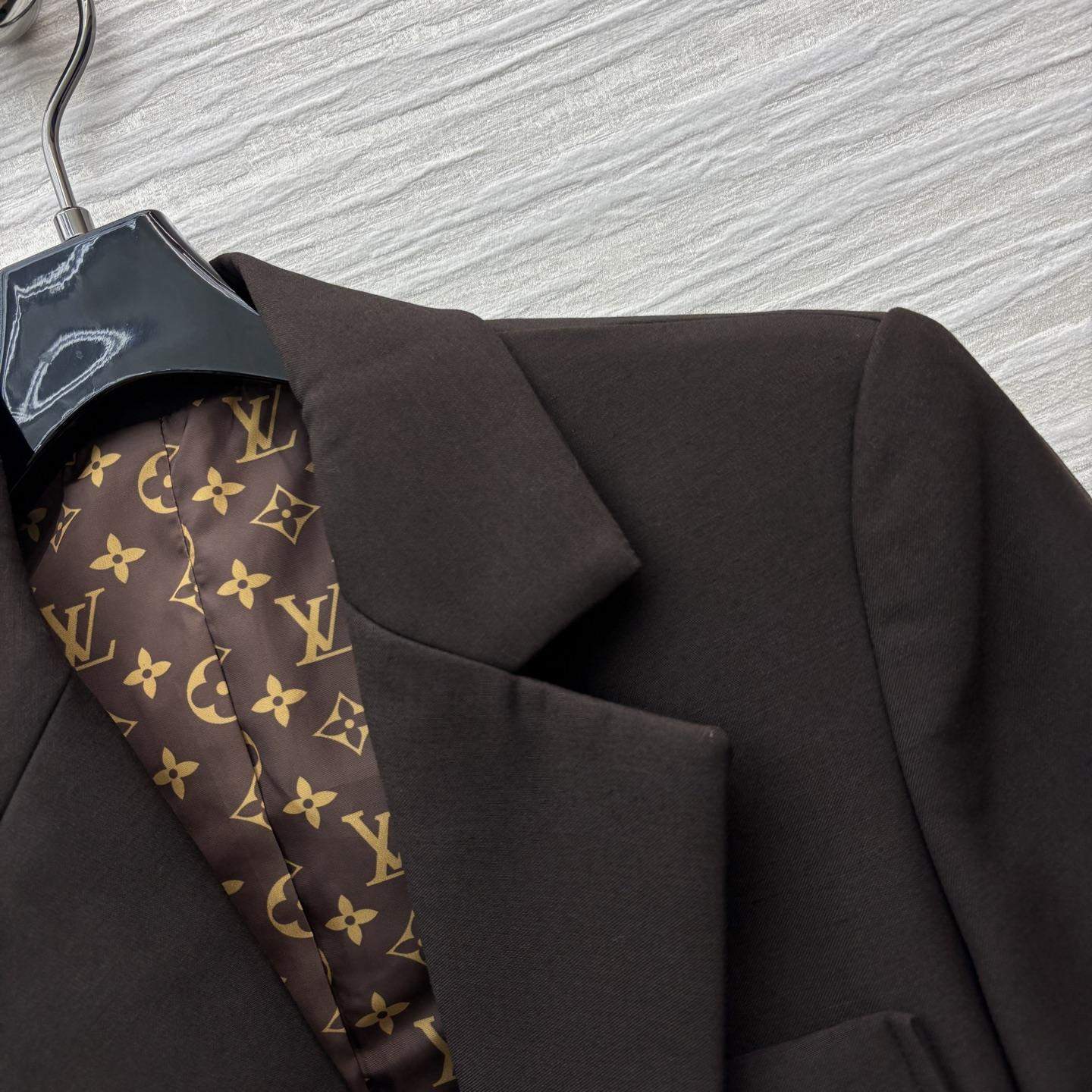 Copy Louis Vuitton Technical Gabardine Preppy Replica Blazer - Image 5