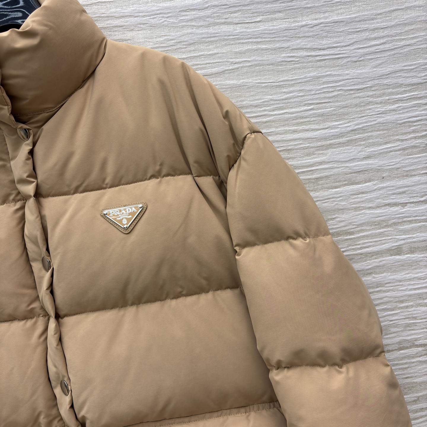 Copy Prada Medium-Weight Technical Fabric Replica Down Jacket - Image 6