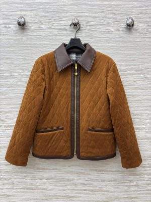 Luxury Replica Celine Quilted Jacket In Suede
