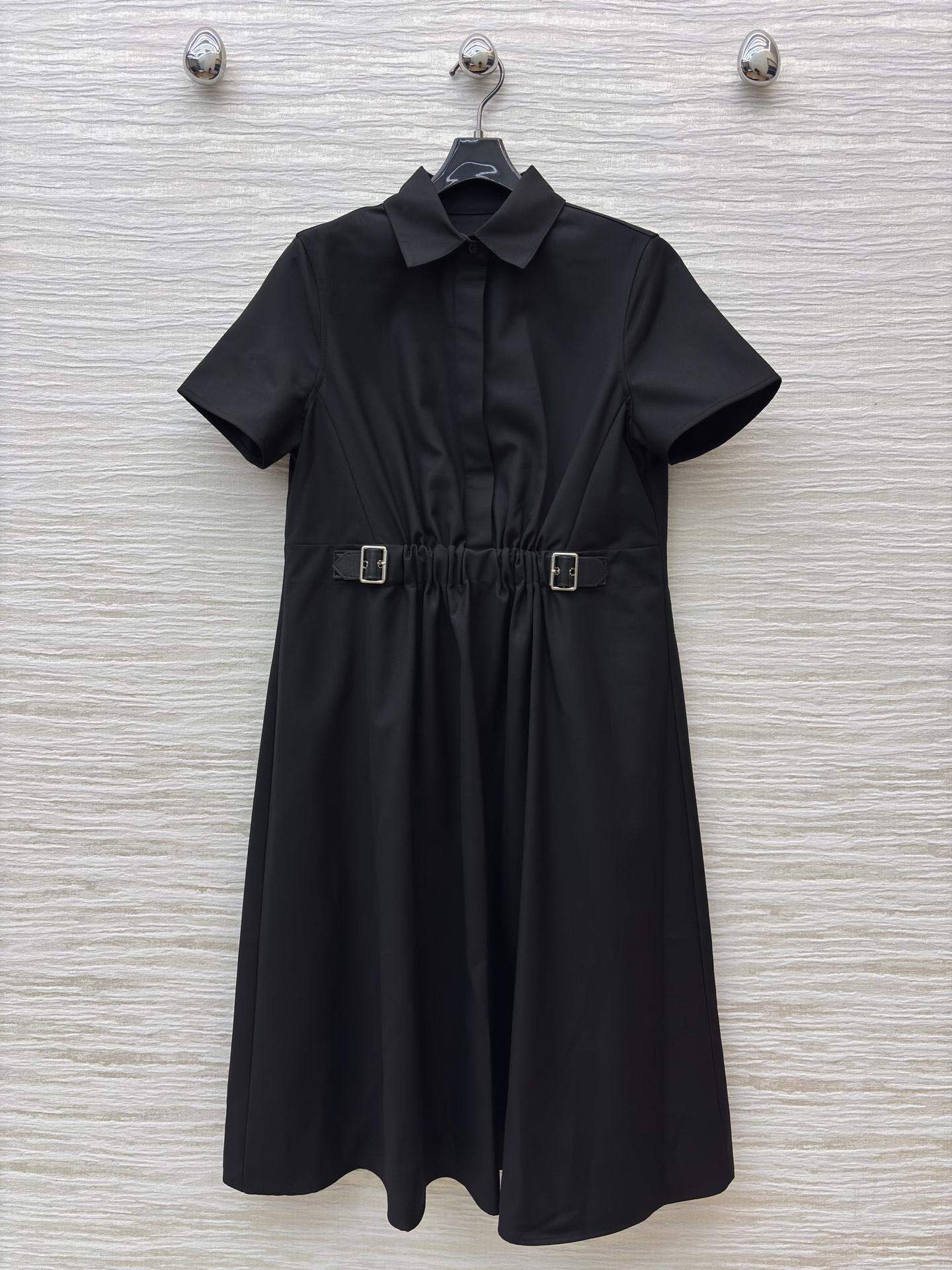 Exclusive Loewe Belted Replica Dress In Stretch Viscose