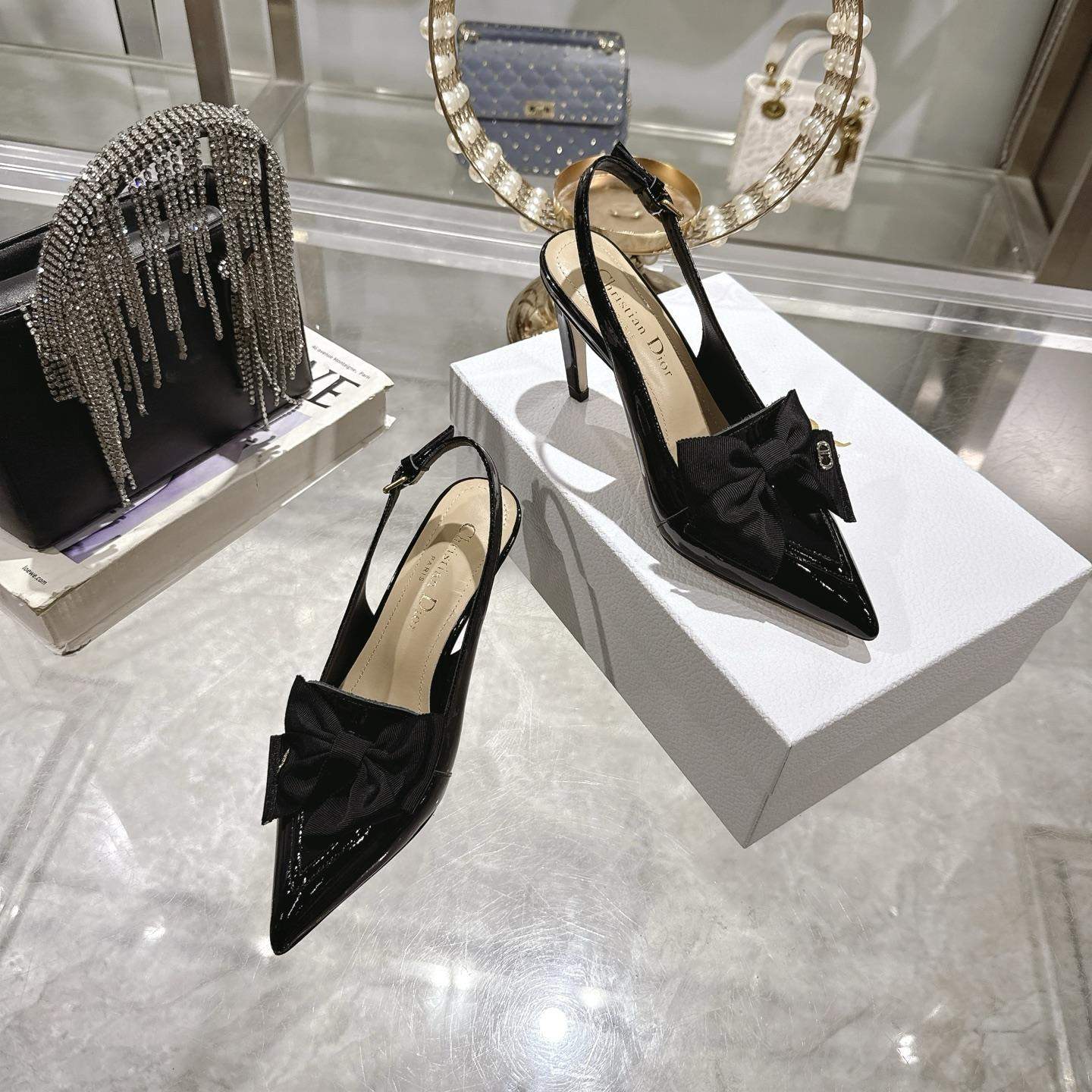 Superior Christian Dior Diorissimo Replica Slingback Pump - Image 4