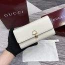 High Quality Gucci Softbit Continental Replica Wallet - White
