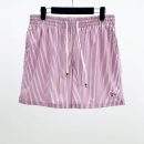 Premium Louis Vuitton Monogram Striped Casual Replica Shorts - Pink