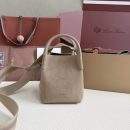 Premium Loro Piana Micro Bale Replica Bag - Vizon