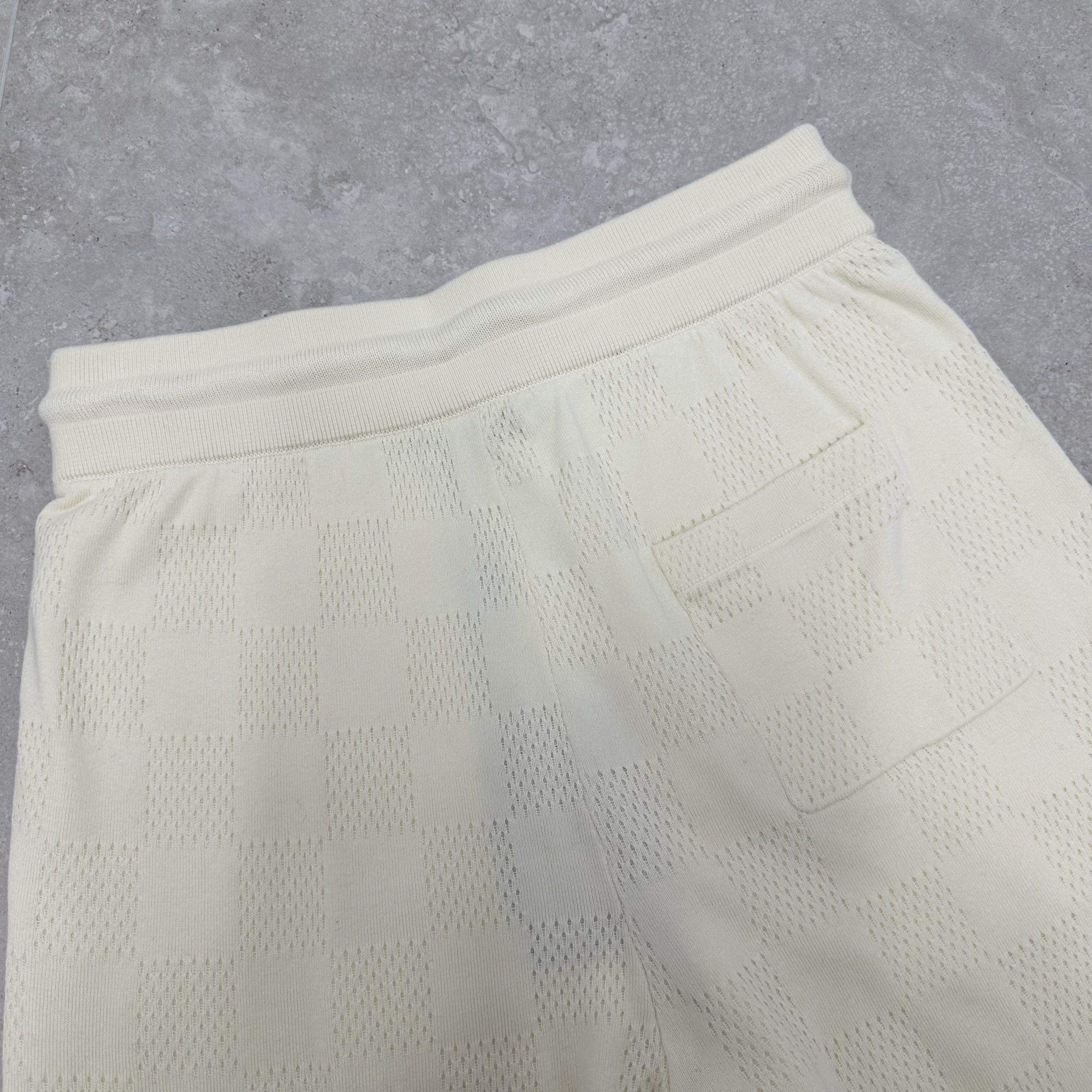 High Quality Louis Vuitton Damier French Terry Replica Shorts - Image 4