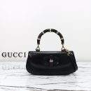 Luxury Gucci Bamboo Diva Medium Replica Bag - Black
