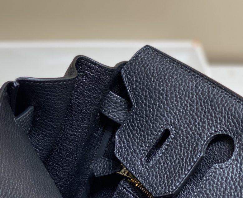 Hermes Birkin Platinum Togo Leather Replica Bag With Gold-Tone Metal 35 cm - Image 9