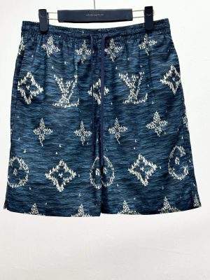 Copy Louis Vuitton Printed Monogram Replica Swim Shorts