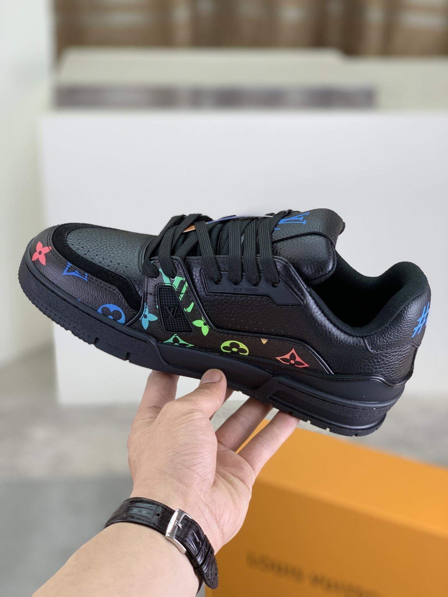 Luxury Replica Louis Vuitton Tenis LV Trainer - Image 5