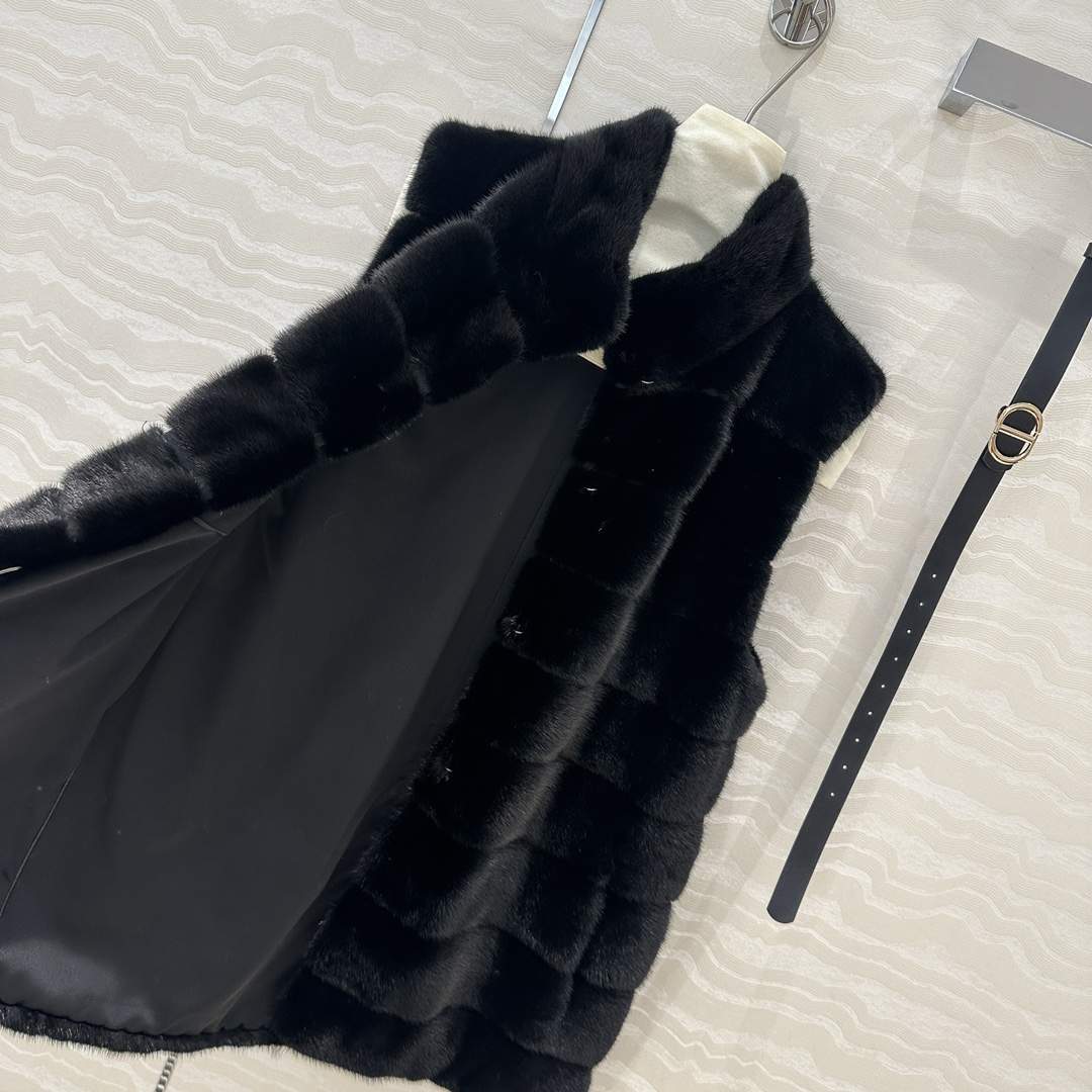 Top Grade Christian Dior Mink Fur Replica Jacket - Image 7