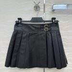 Luxury Replica Celine Mini Kilt Skirt In Soft Lambskin