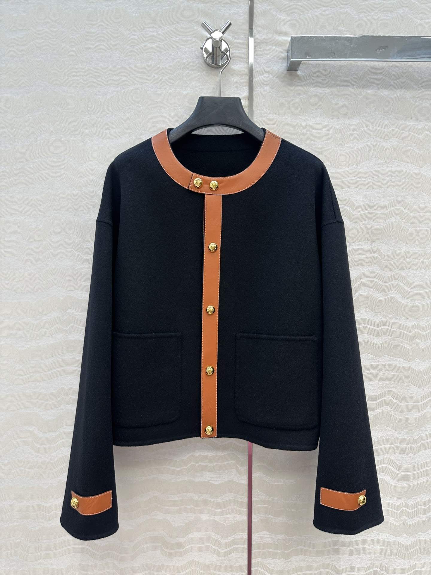 Luxury Replica Celine Cardigan Jacket In Double Face Cashmere