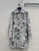 Elite Bottega Veneta Printed Intrecciato Leather Replica Coat