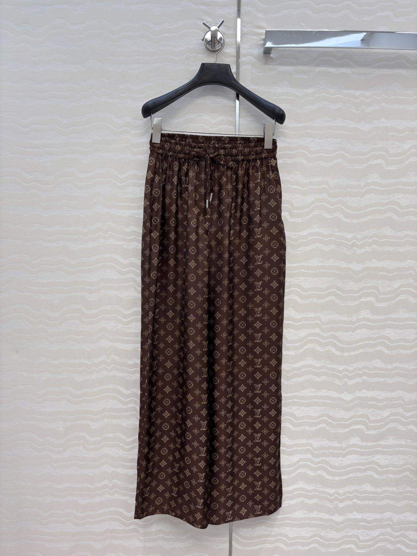 Finest Louis Vuitton Mahina Baggy Pajama Replica Pants