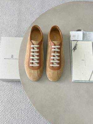 High Quality Brunello Cucinelli Washed Suede Replica Sneakers