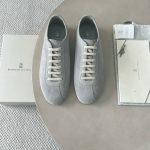 High Quality Brunello Cucinelli Washed Suede Replica Sneakers - Gray