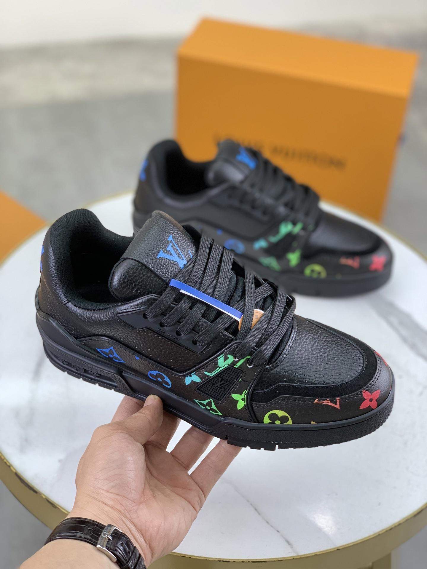 Luxury Replica Louis Vuitton Tenis LV Trainer - Image 6