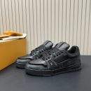 Luxury Replica LV Trainer Sneaker – High-End & Stylish - Black