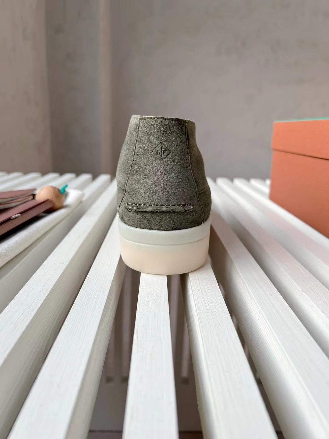 High-Quality Replica Suede Loro Piana Walk and Walk Ankle Boot - Image 5