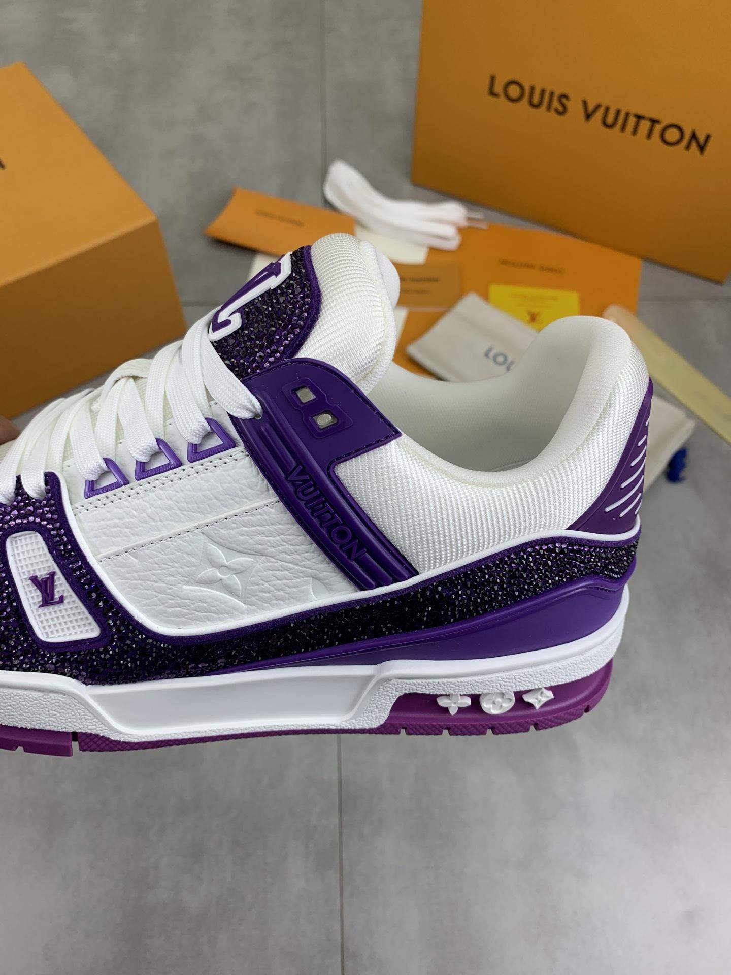 Premium Replica Louis Vuitton LV Trainer Sneaker - Image 7