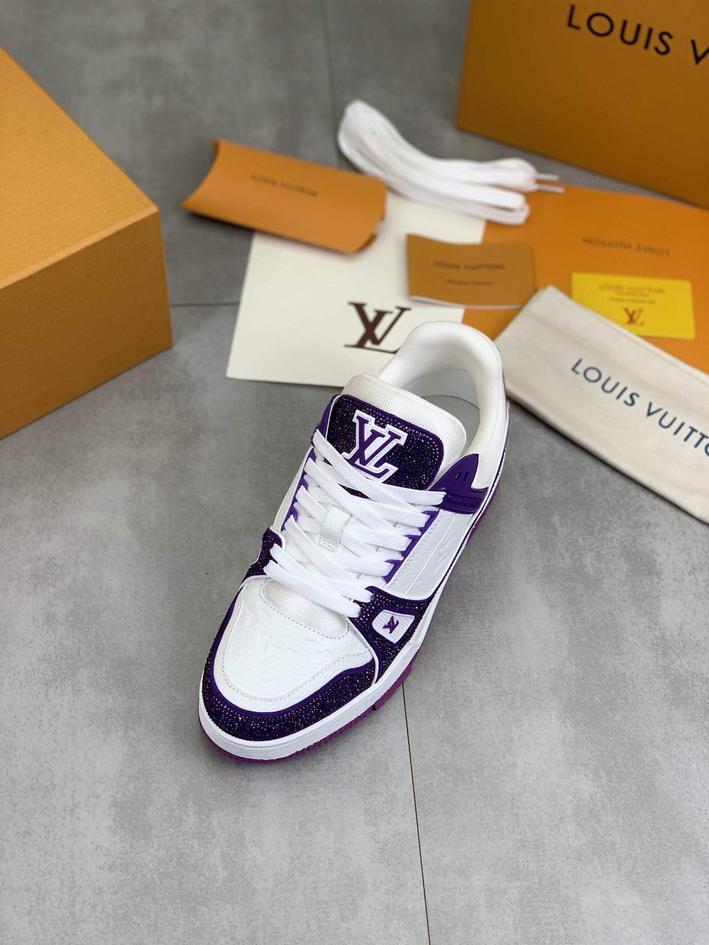 Premium Replica Louis Vuitton LV Trainer Sneaker - Image 6