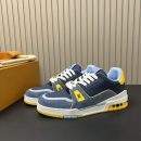 Best Replica LV Trainer Sneaker - Blue