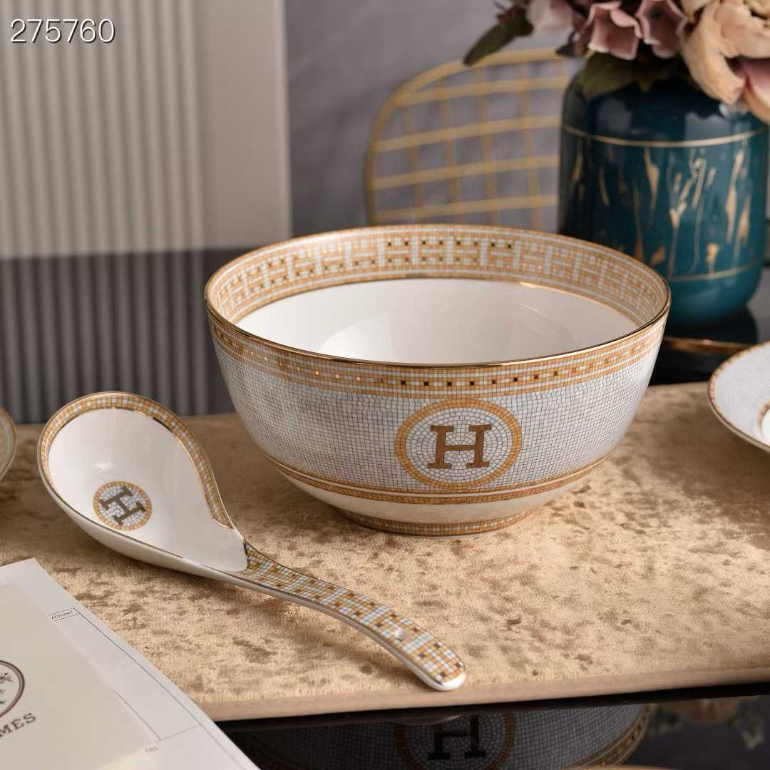 Copy Hermes Mosaique au 24 Porcelain Replica Dinnerware Set - Image 2