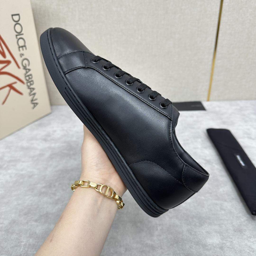 Replica Sale Dolce & Gabbana Saint Tropez Calfskin Sneakers - Image 7