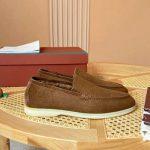 Best Quality Replica Loro Piana Summer Walk Loafers - Brown