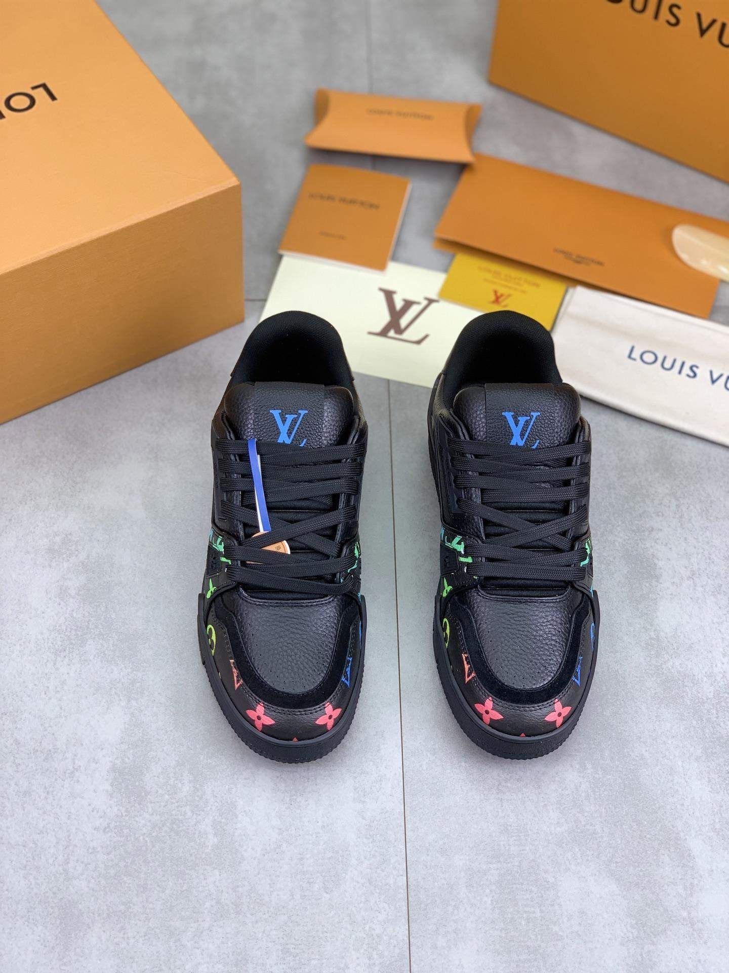 Luxury Replica Louis Vuitton Tenis LV Trainer - Image 2