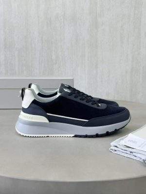 Luxury Replica Brunello Cucinelli Washed Suede And Semi-Polished Calfskin Runners