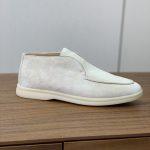 High Quality Replica Loro Piana Open Walk Ankle Boot - Beige