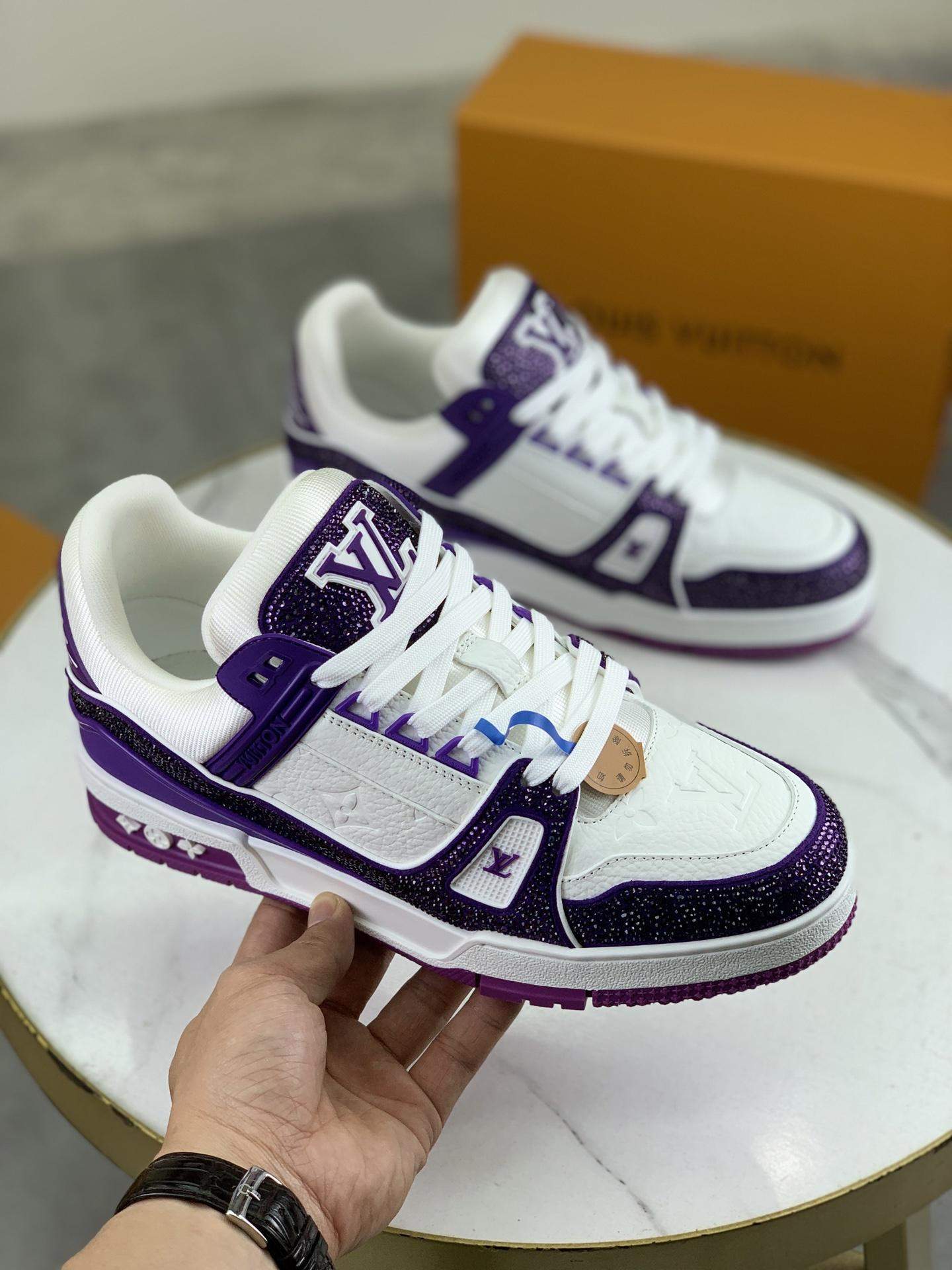 Premium Replica Louis Vuitton LV Trainer Sneaker - Image 4