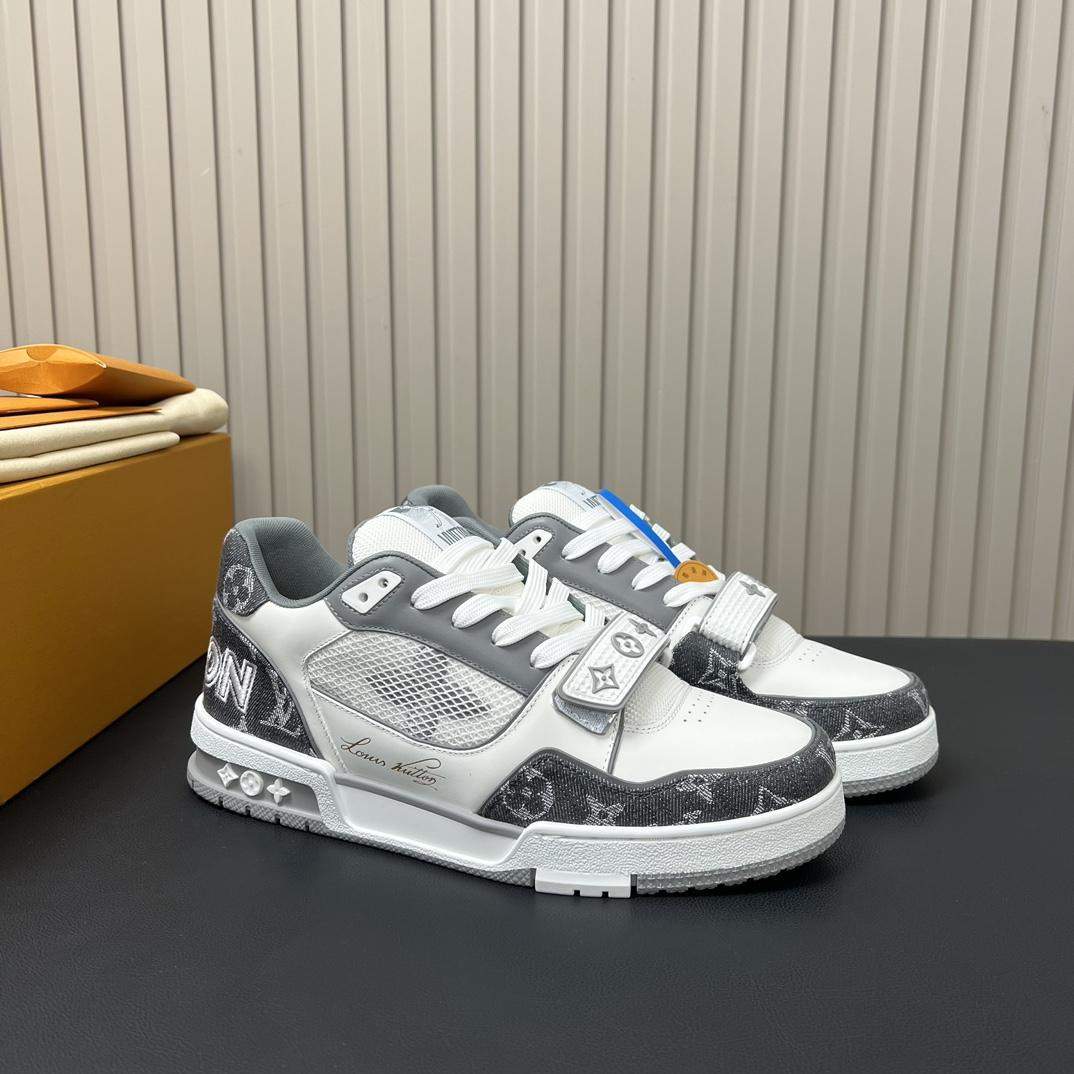 Premium Lux Quality Replica Louis Vuitton Trainer Sneaker - Image 4