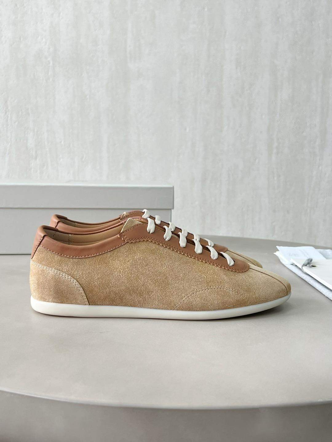 High Quality Brunello Cucinelli Washed Suede Replica Sneakers - Image 2