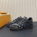 High Quality Replica Louis Vuitton Trainer Sneaker - Black