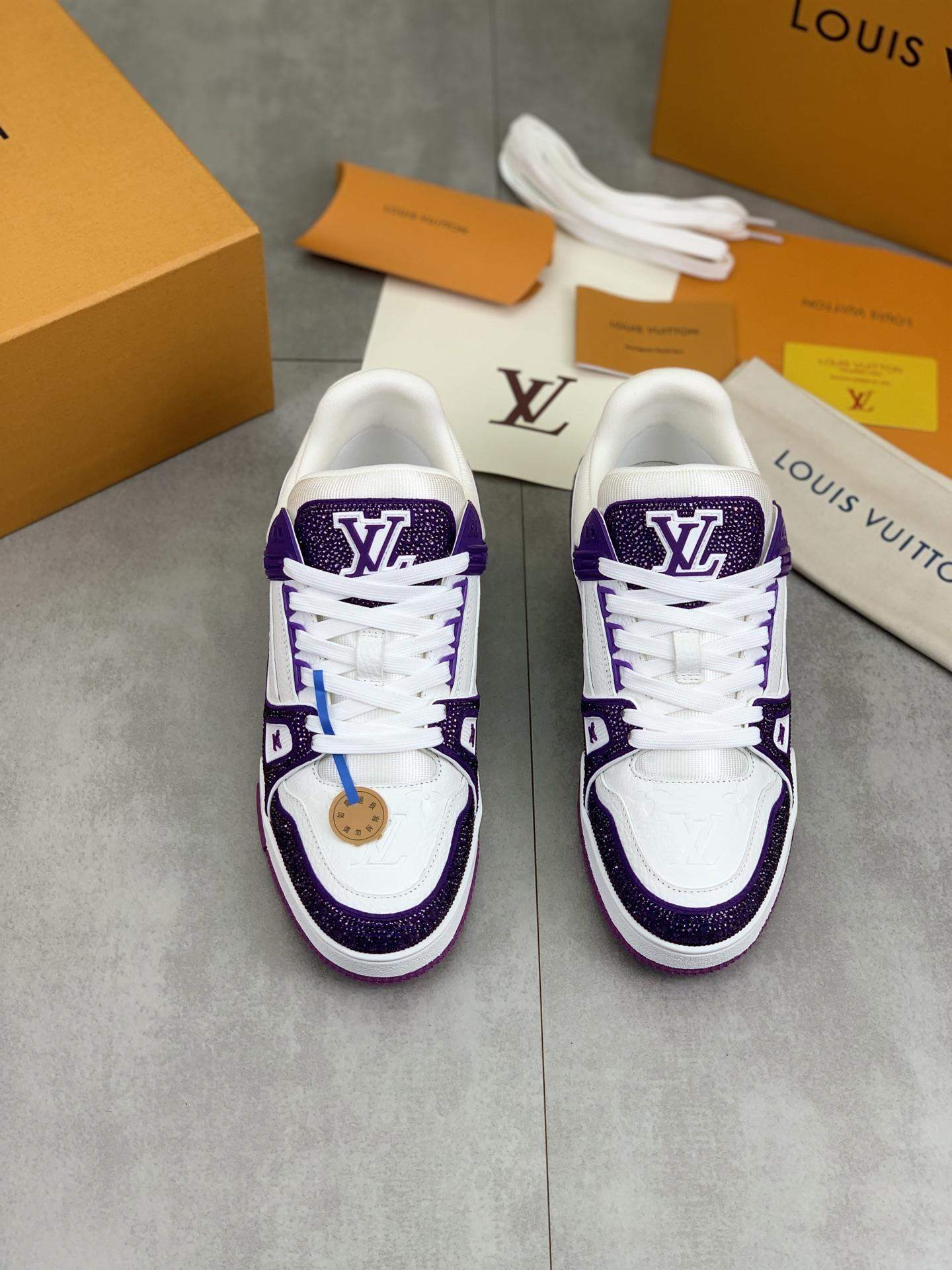 Premium Replica Louis Vuitton LV Trainer Sneaker - Image 2
