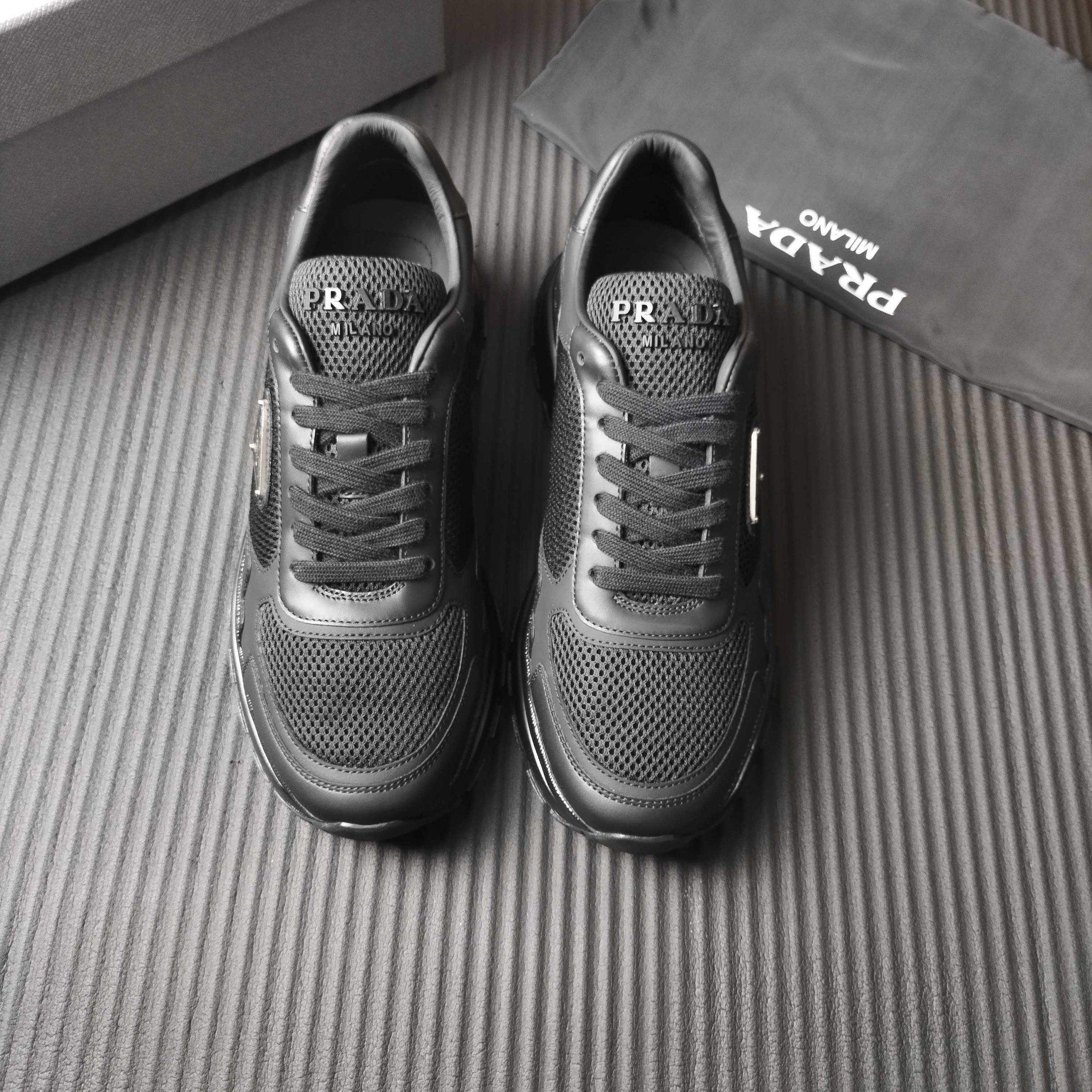 Shop Prada Prax 2.0 Fabric Replica Sneakers - Image 2