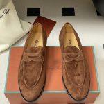 High Quality Loro Piana Sergio Replica Loafer - Brown