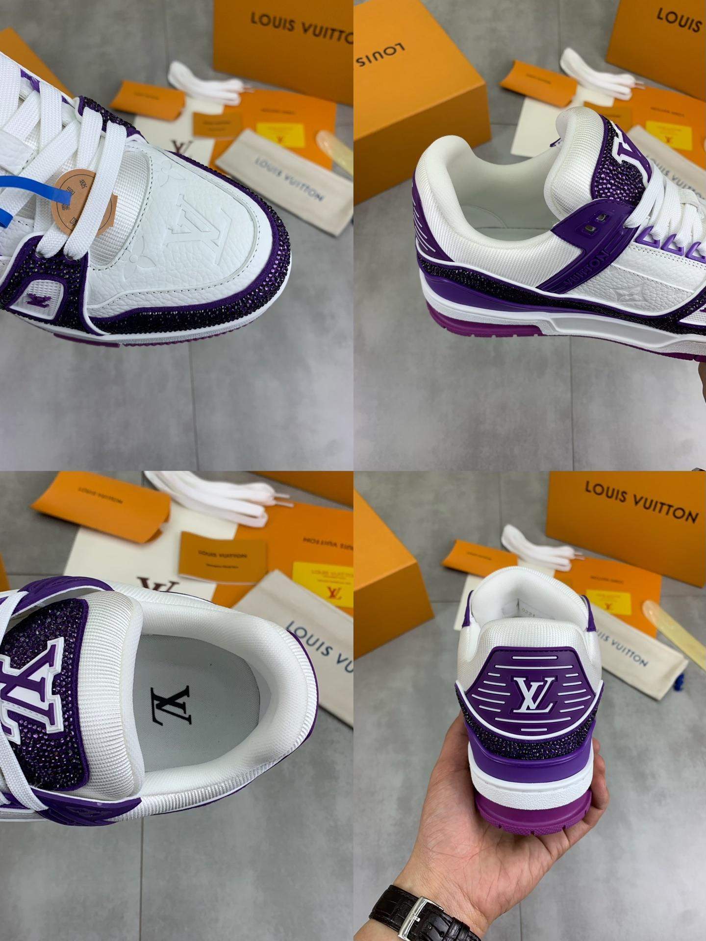 Premium Replica Louis Vuitton LV Trainer Sneaker - Image 8