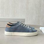Replica Sale Brunello Cucinelli Suede Sneakers - Blue