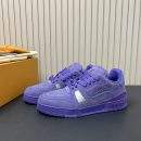 Best High-Quality Replica Louis Vuitton LV Trainer Sneaker - Violet