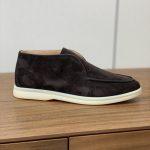 High Quality Replica Loro Piana Open Walk Ankle Boot - Dark Brown