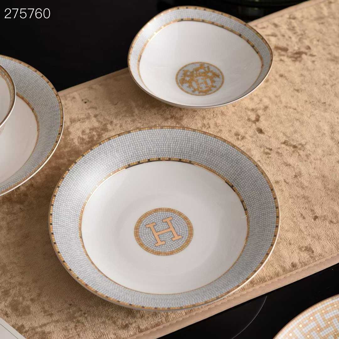 Copy Hermes Mosaique au 24 Porcelain Replica Dinnerware Set - Image 6